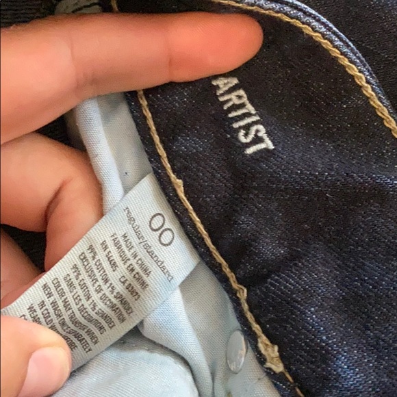 American Eagle Artist Crop Jeans- 00 - Picture 5 of 6